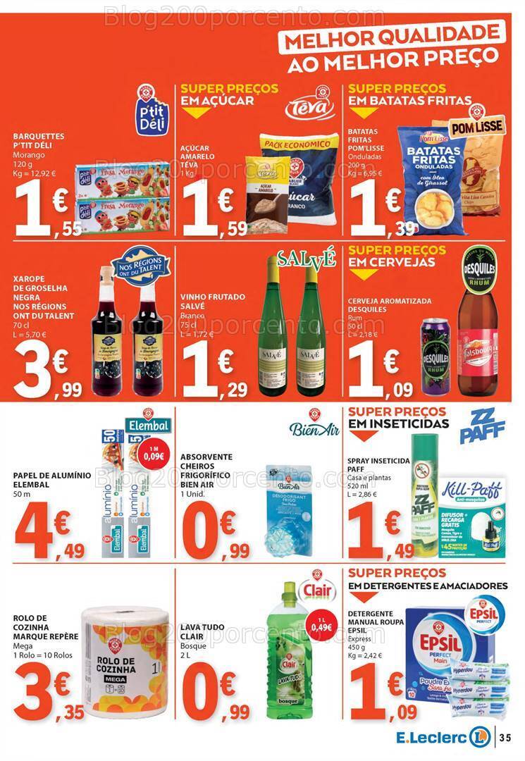 Antevisão Folheto E-LECLERC Promoções de 20 a 26 junho