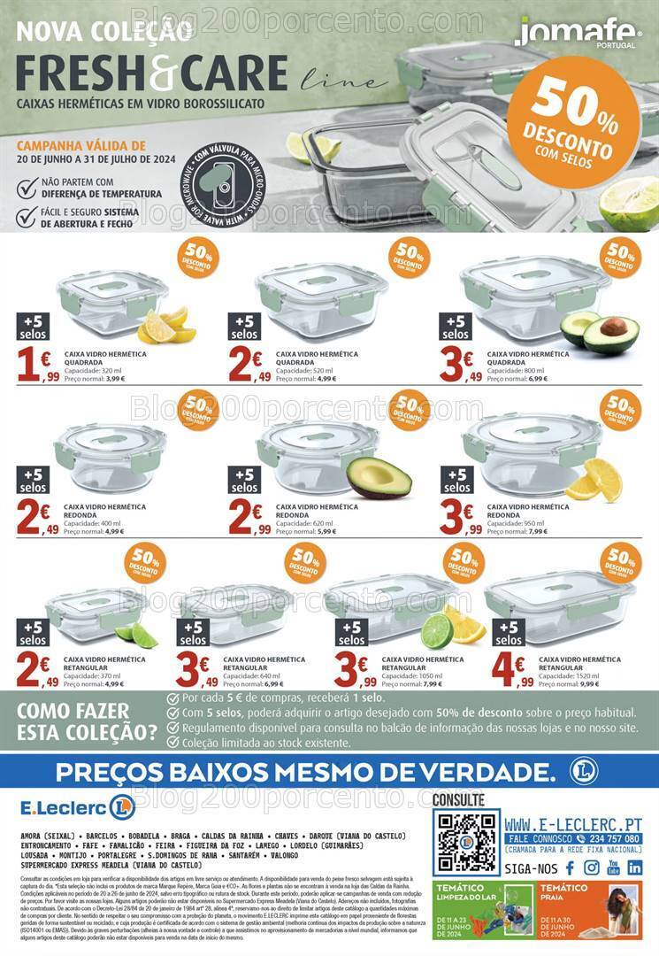 Antevisão Folheto E-LECLERC Promoções de 20 a 26 junho