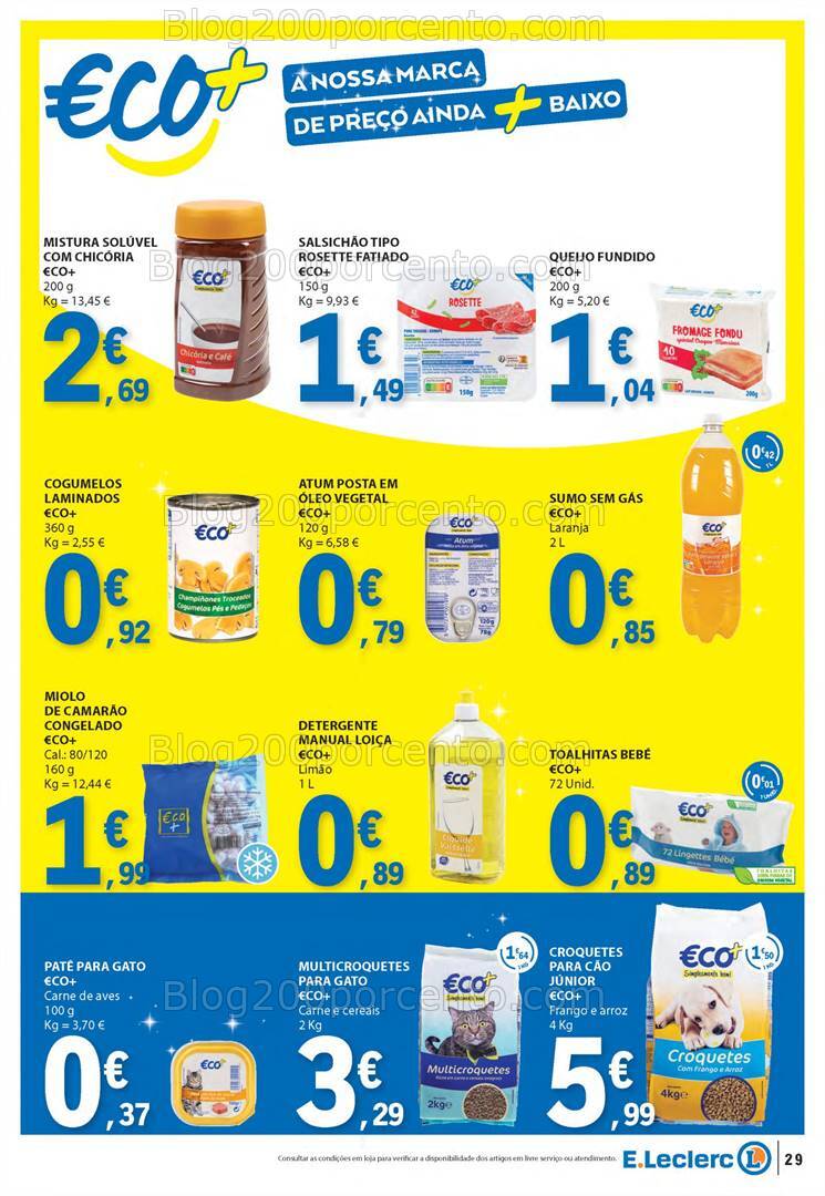 Antevisão Folheto E-LECLERC Especial Marca Própria - 21 a 27 novembro