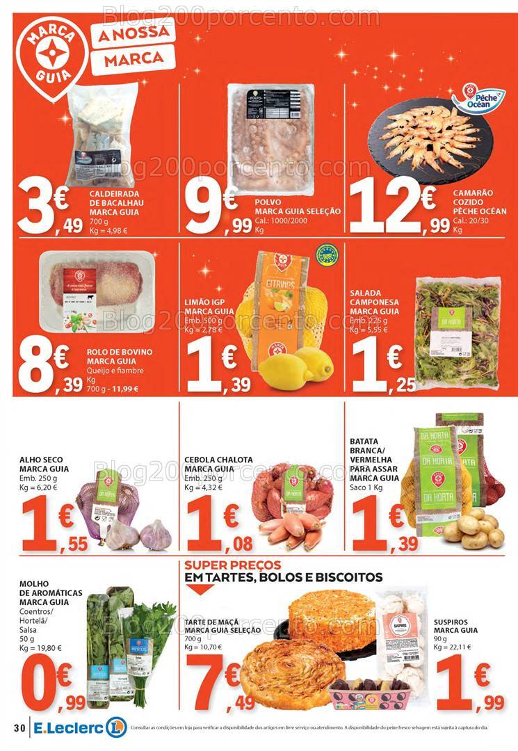 Antevisão Folheto E-LECLERC Especial Marca Própria - 21 a 27 novembro