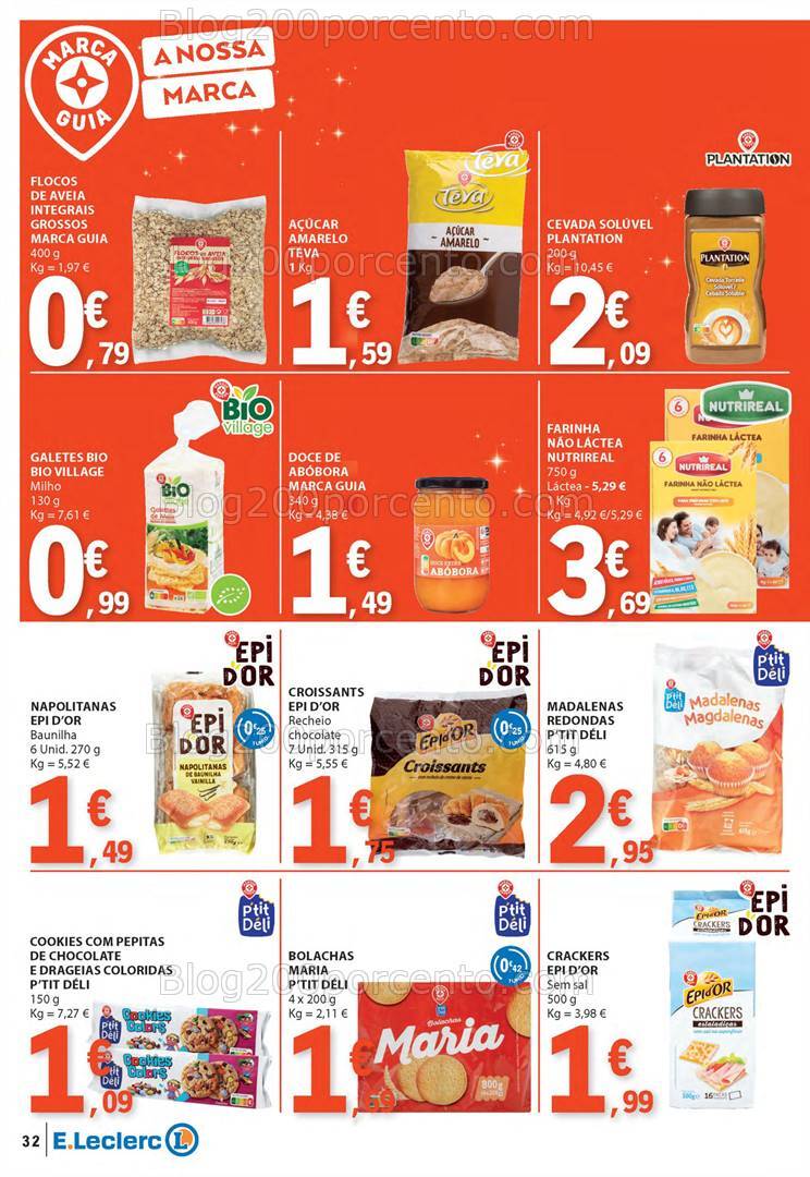 Antevisão Folheto E-LECLERC Especial Marca Própria - 21 a 27 novembro