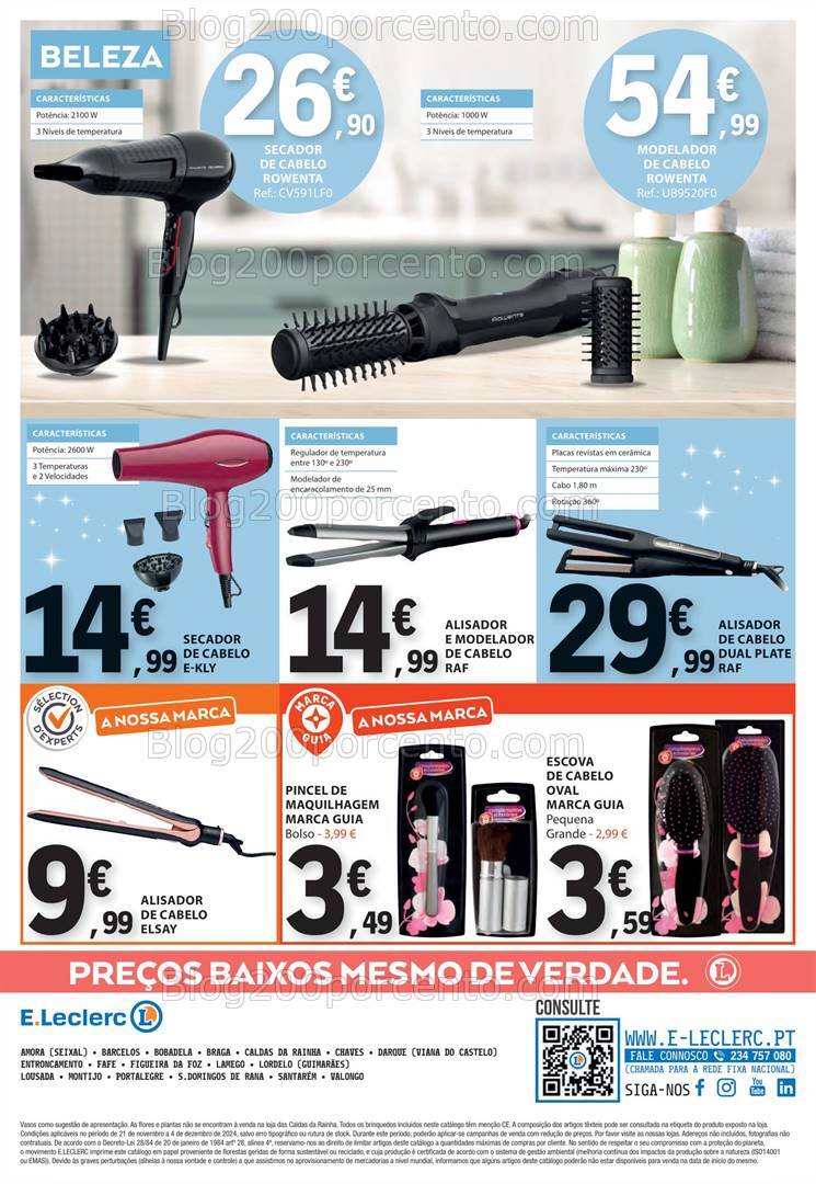 Antevisão Folheto E-LECLERC Promoções de 21 novembro a 4 dezembro