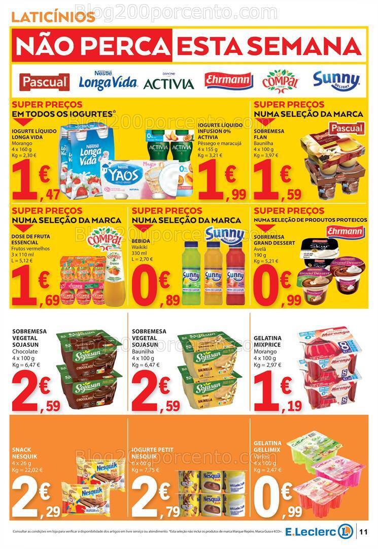 Antevisão Folheto E-LECLERC Promoções de 22 a 28 fevereiro