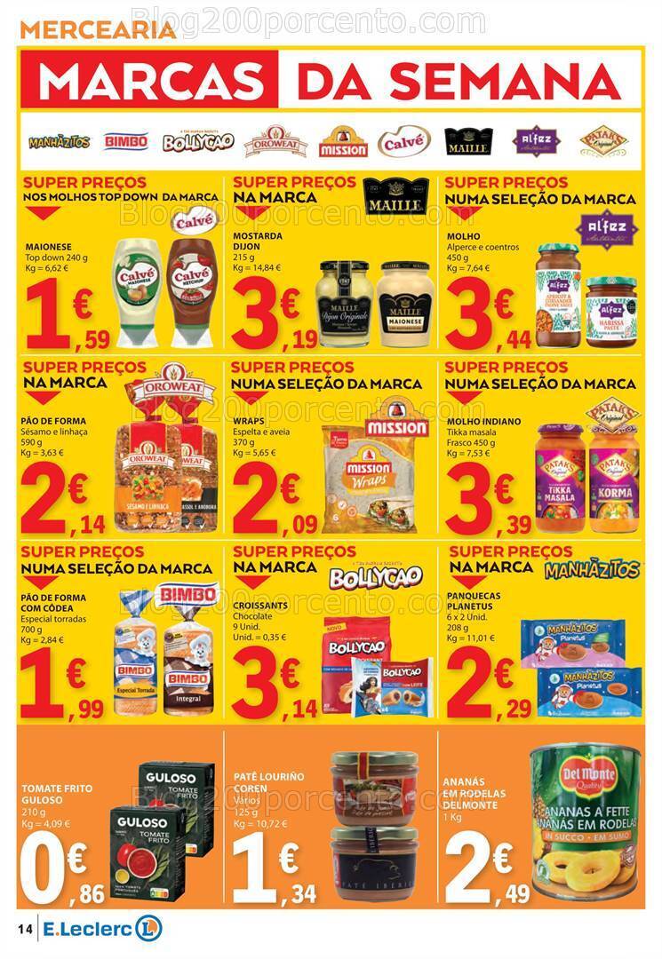 Antevisão Folheto E-LECLERC Promoções de 22 a 28 fevereiro