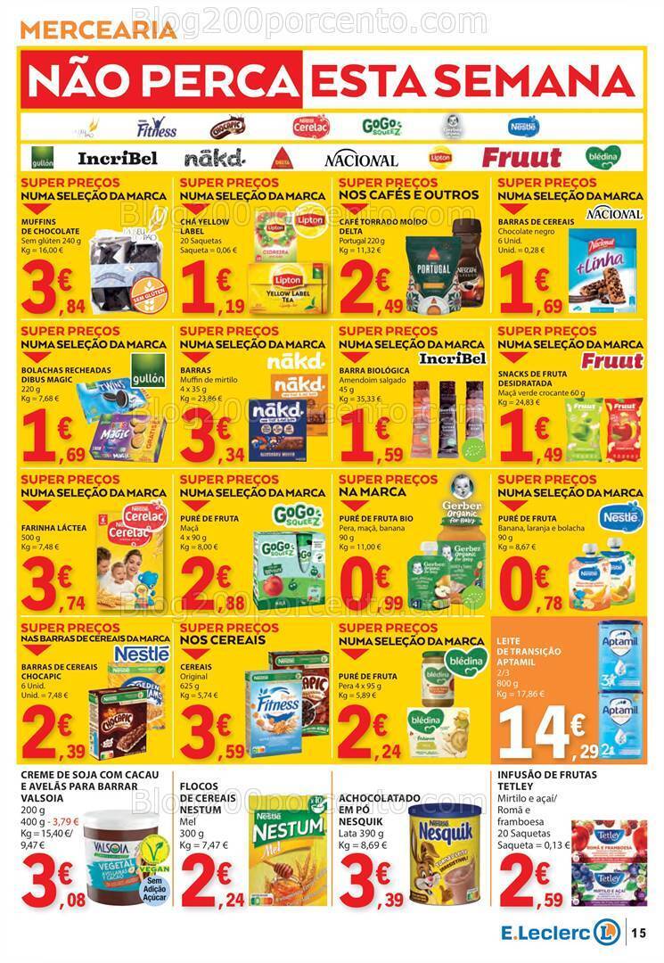 Antevisão Folheto E-LECLERC Promoções de 22 a 28 fevereiro