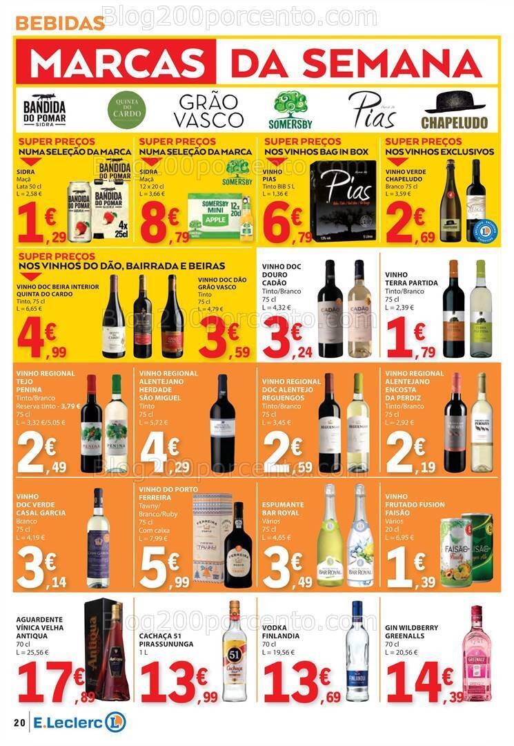 Antevisão Folheto E-LECLERC Promoções de 22 a 28 fevereiro