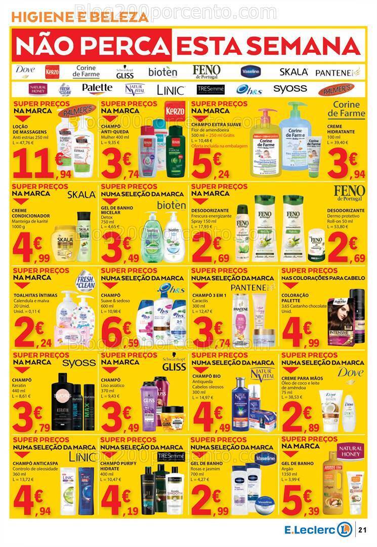 Antevisão Folheto E-LECLERC Promoções de 22 a 28 fevereiro
