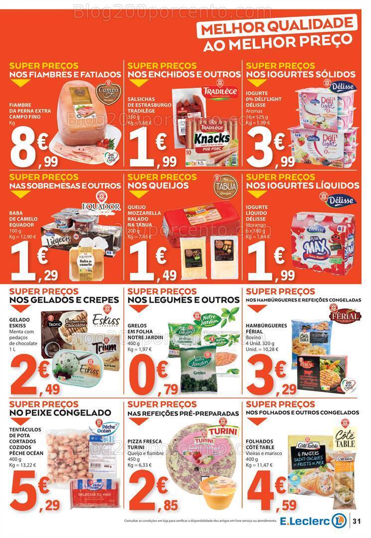 Antevisão Folheto E-LECLERC Promoções de 22 a 28 fevereiro