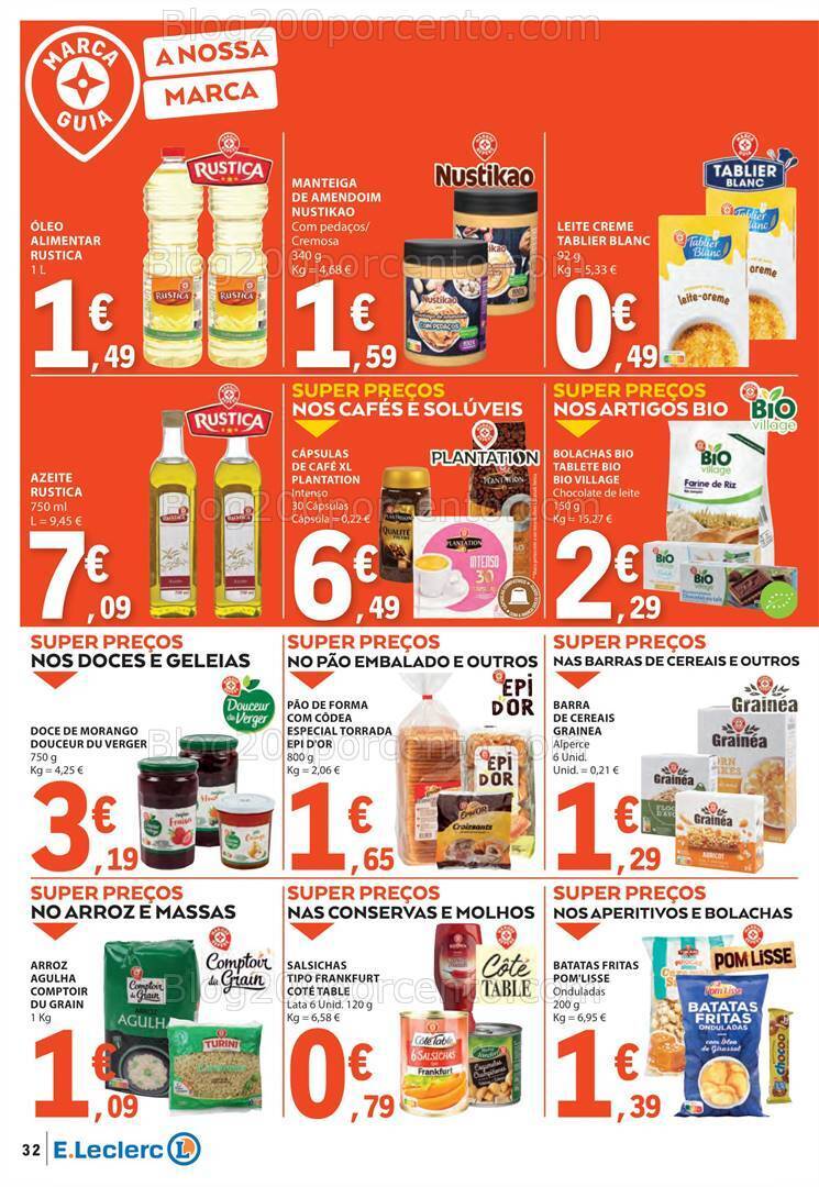 Antevisão Folheto E-LECLERC Promoções de 22 a 28 fevereiro
