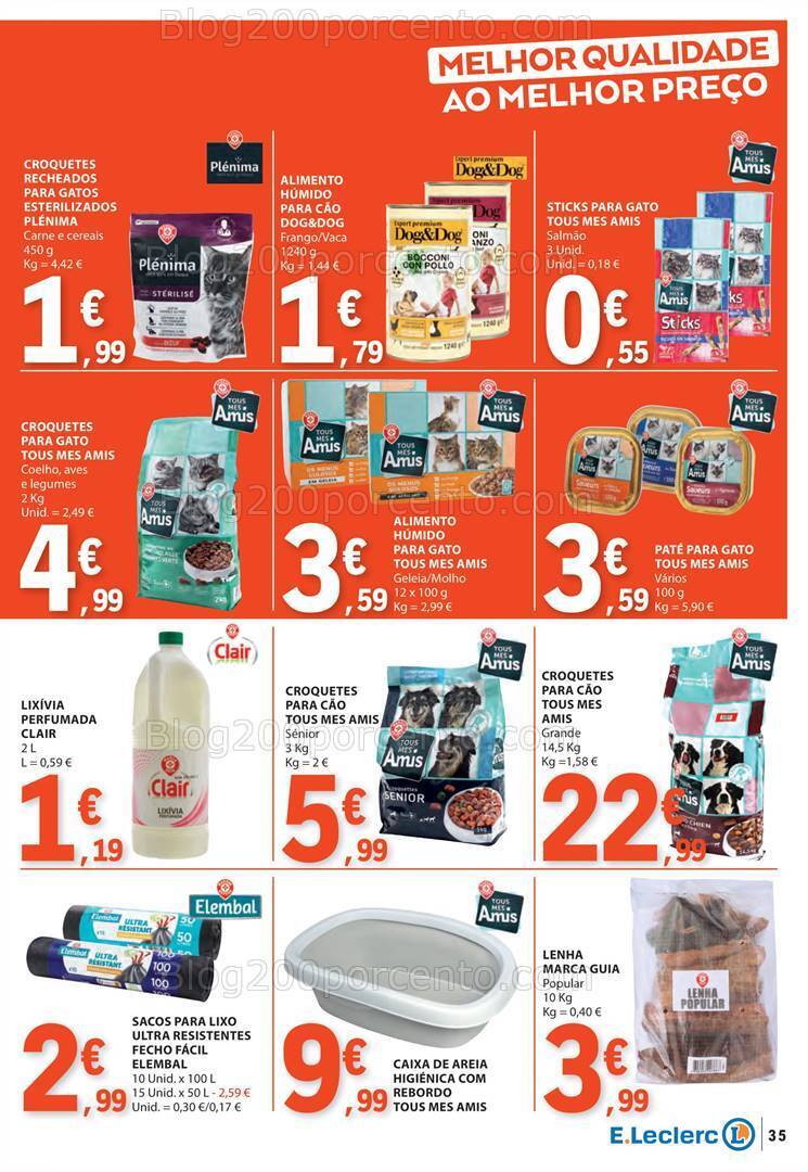 Antevisão Folheto E-LECLERC Promoções de 22 a 28 fevereiro