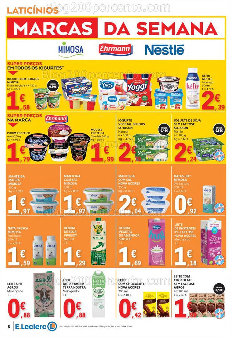 Antevisão Folheto E-LECLERC Promoções de 25 a 31 julho