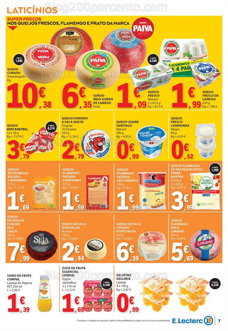 Antevisão Folheto E-LECLERC Promoções de 25 a 31 julho