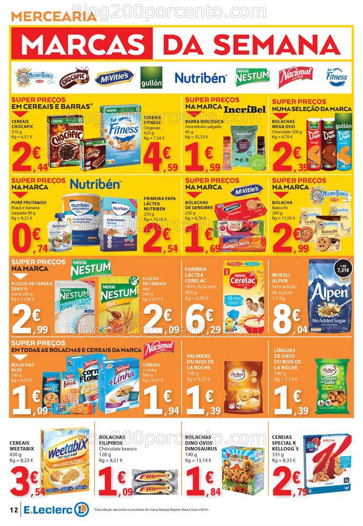 Antevisão Folheto E-LECLERC Promoções de 25 a 31 julho