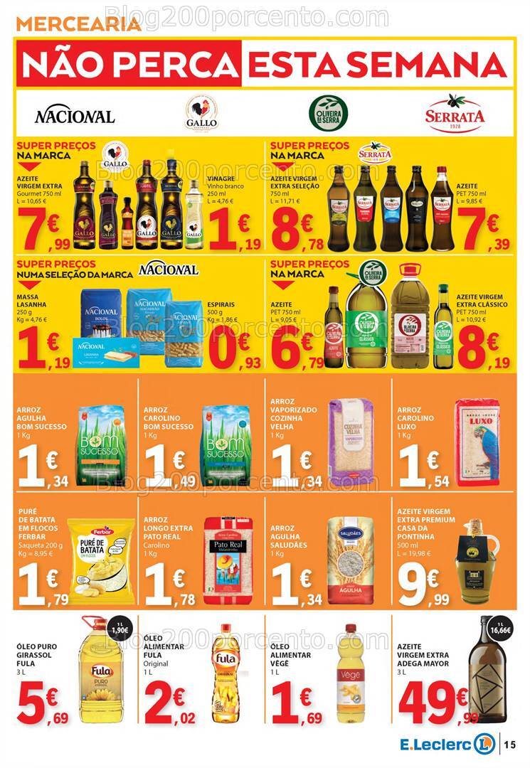 Antevisão Folheto E-LECLERC Promoções de 25 a 31 julho