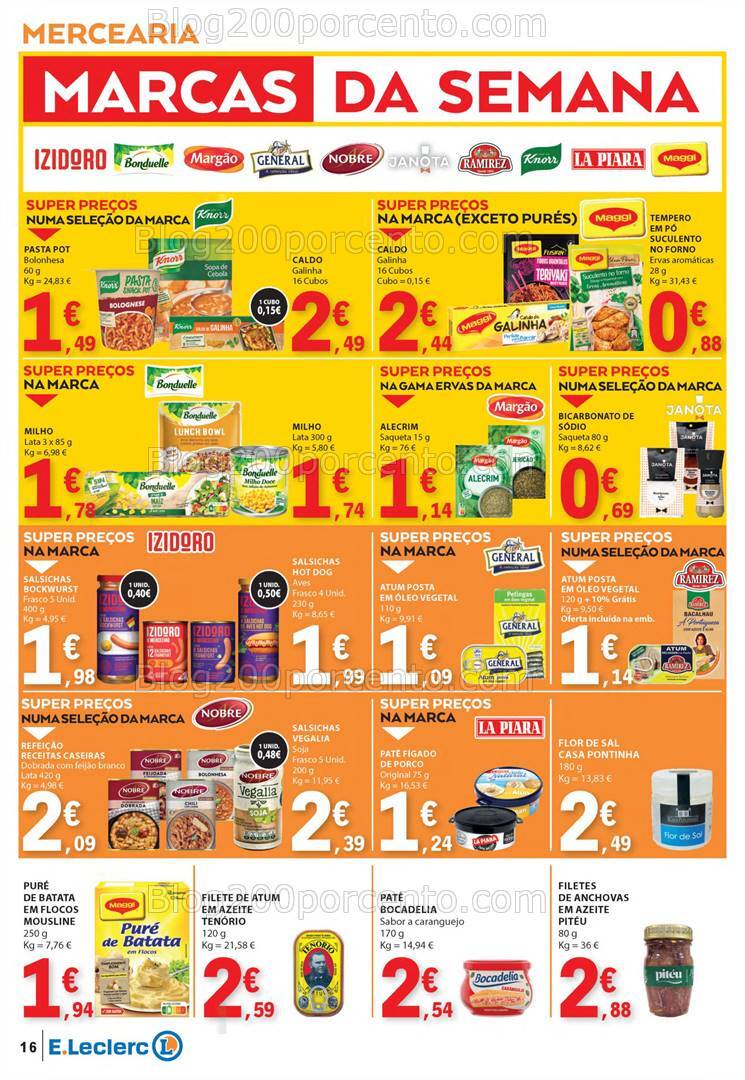 Antevisão Folheto E-LECLERC Promoções de 25 a 31 julho