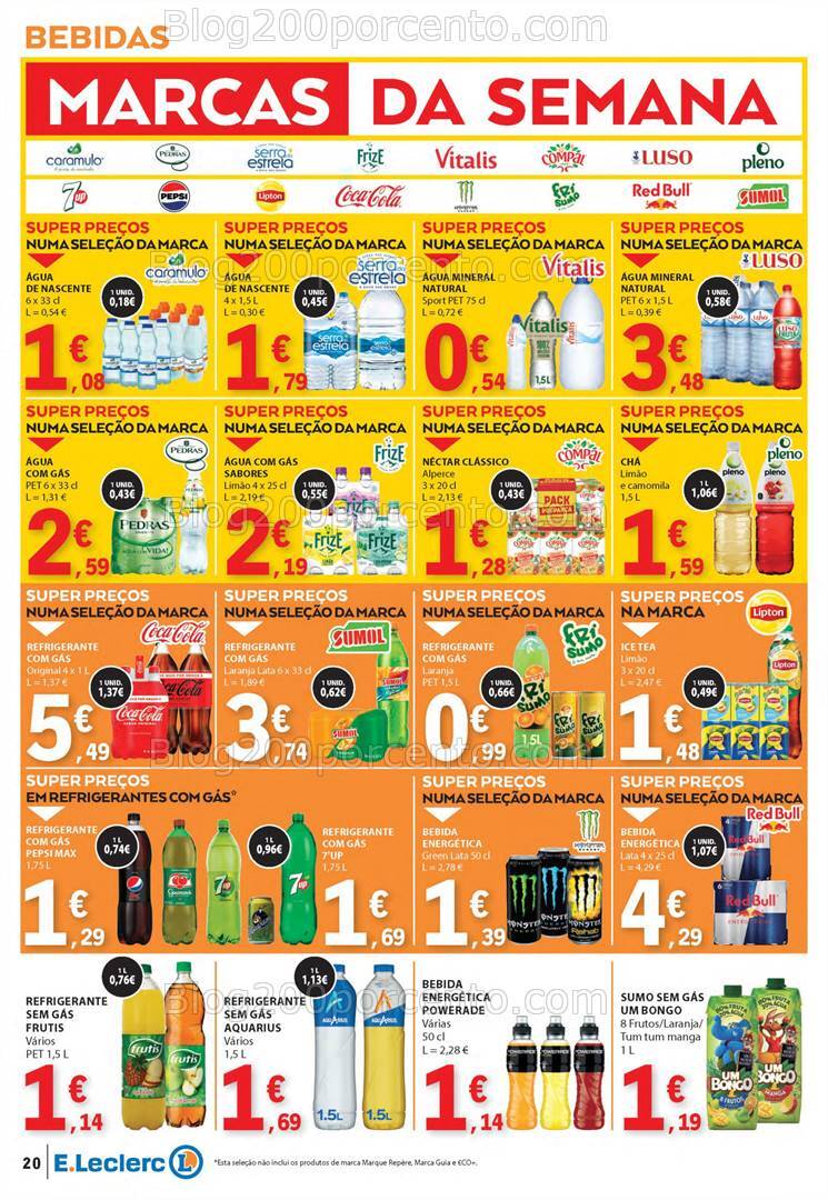 Antevisão Folheto E-LECLERC Promoções de 25 a 31 julho