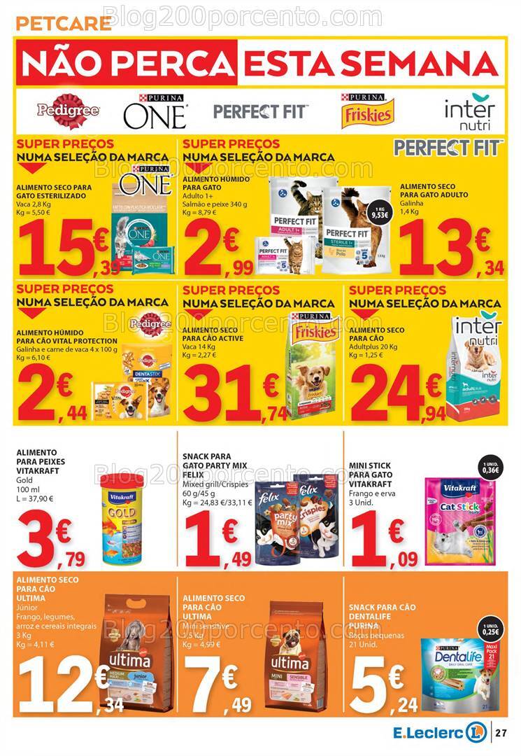 Antevisão Folheto E-LECLERC Promoções de 25 a 31 julho