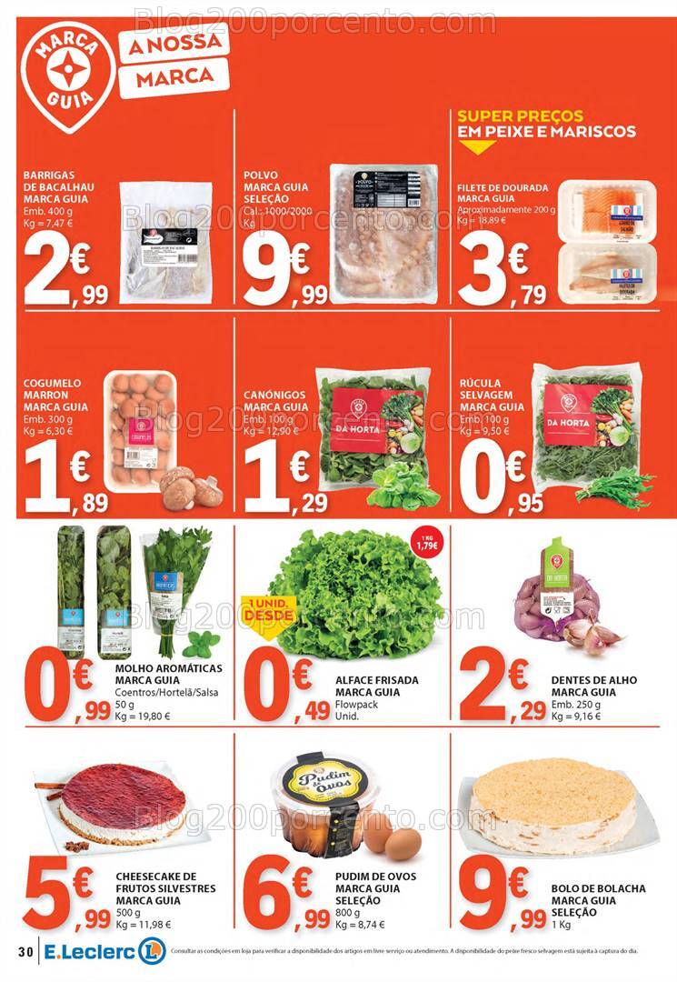 Antevisão Folheto E-LECLERC Promoções de 25 a 31 julho