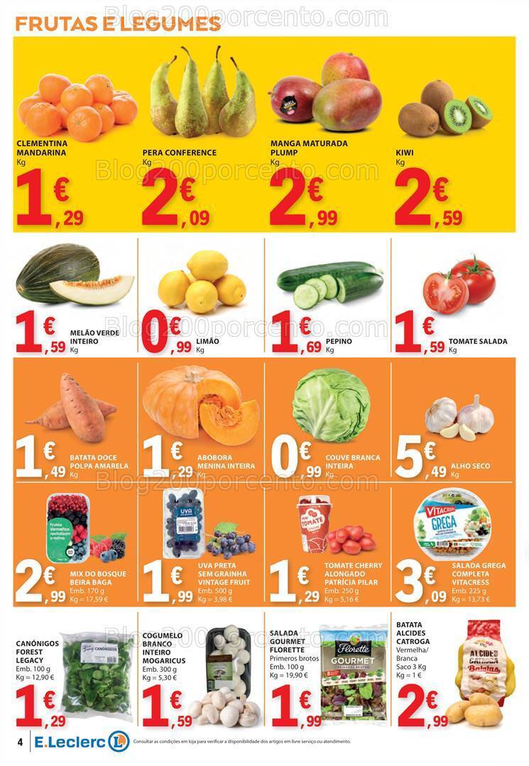 Antevisão Folheto E-LECLERC Promoções de 25 abril a 1 maio