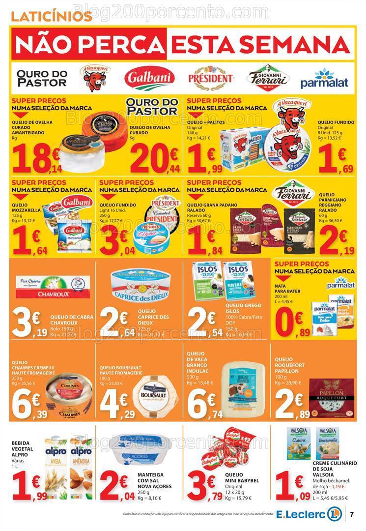 Antevisão Folheto E-LECLERC Promoções de 25 abril a 1 maio
