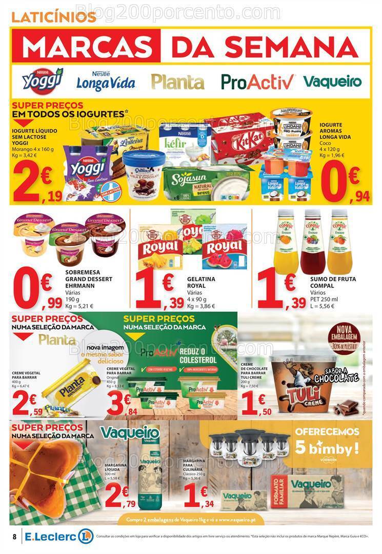 Antevisão Folheto E-LECLERC Promoções de 25 abril a 1 maio