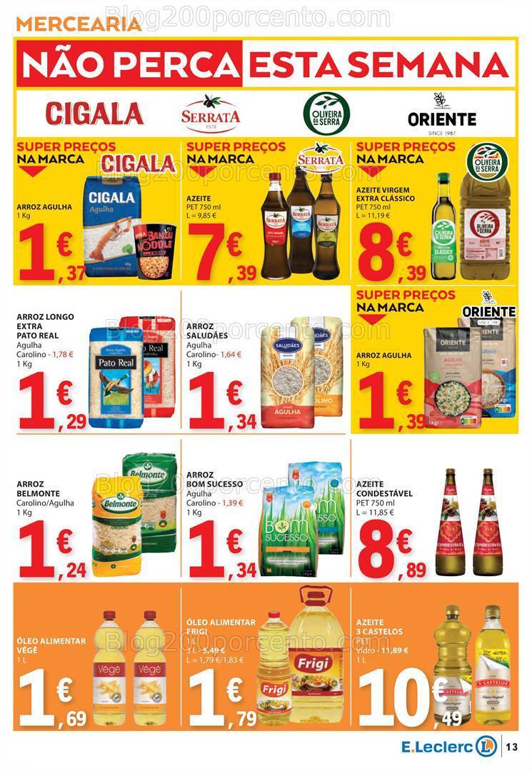 Antevisão Folheto E-LECLERC Promoções de 25 abril a 1 maio