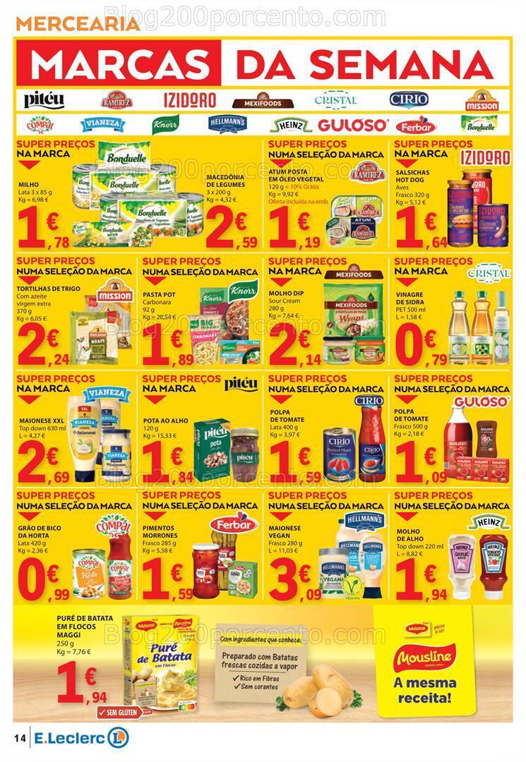 Antevisão Folheto E-LECLERC Promoções de 25 abril a 1 maio