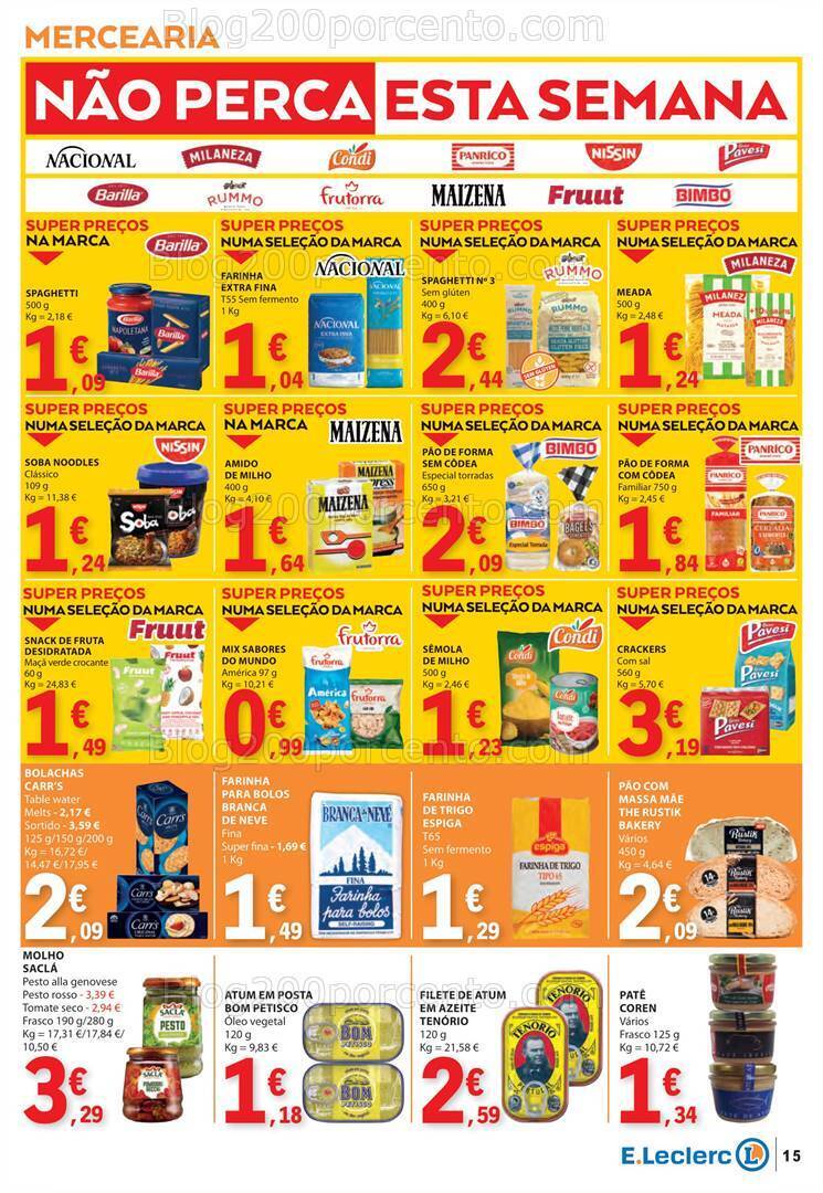 Antevisão Folheto E-LECLERC Promoções de 25 abril a 1 maio
