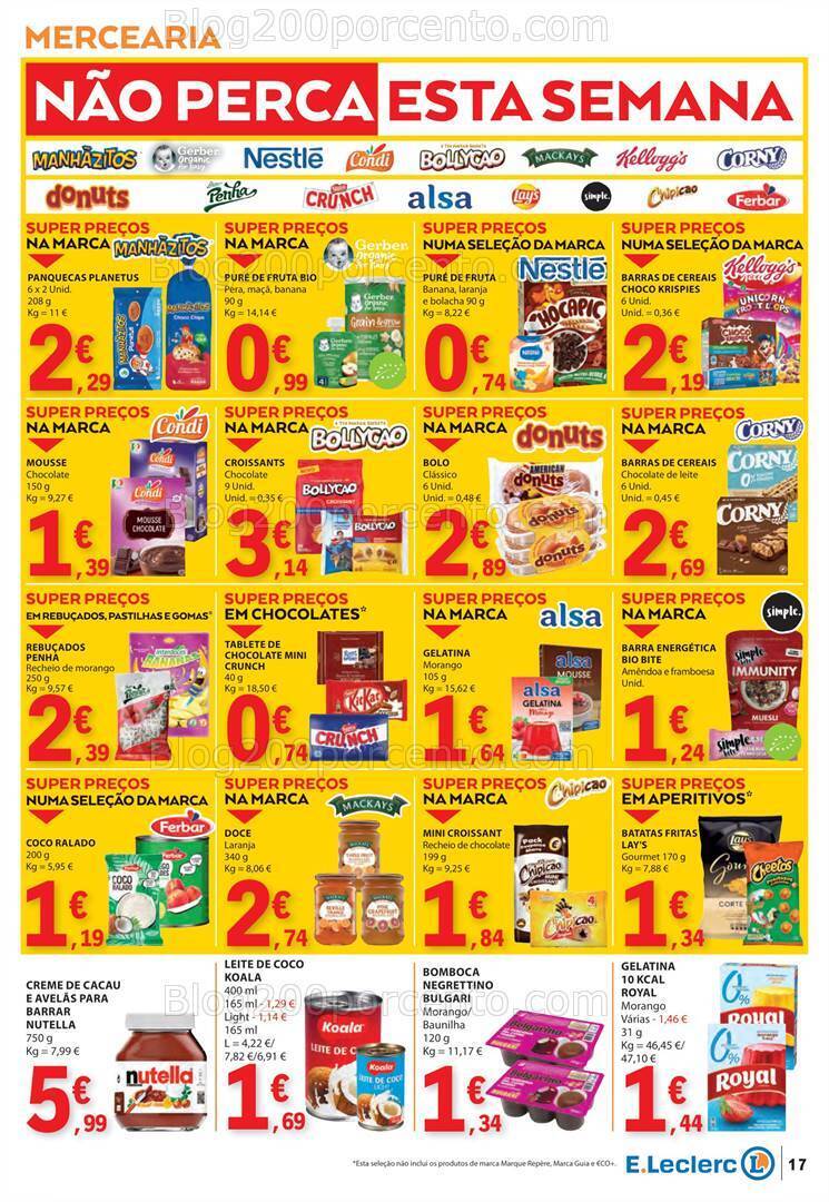Antevisão Folheto E-LECLERC Promoções de 25 abril a 1 maio