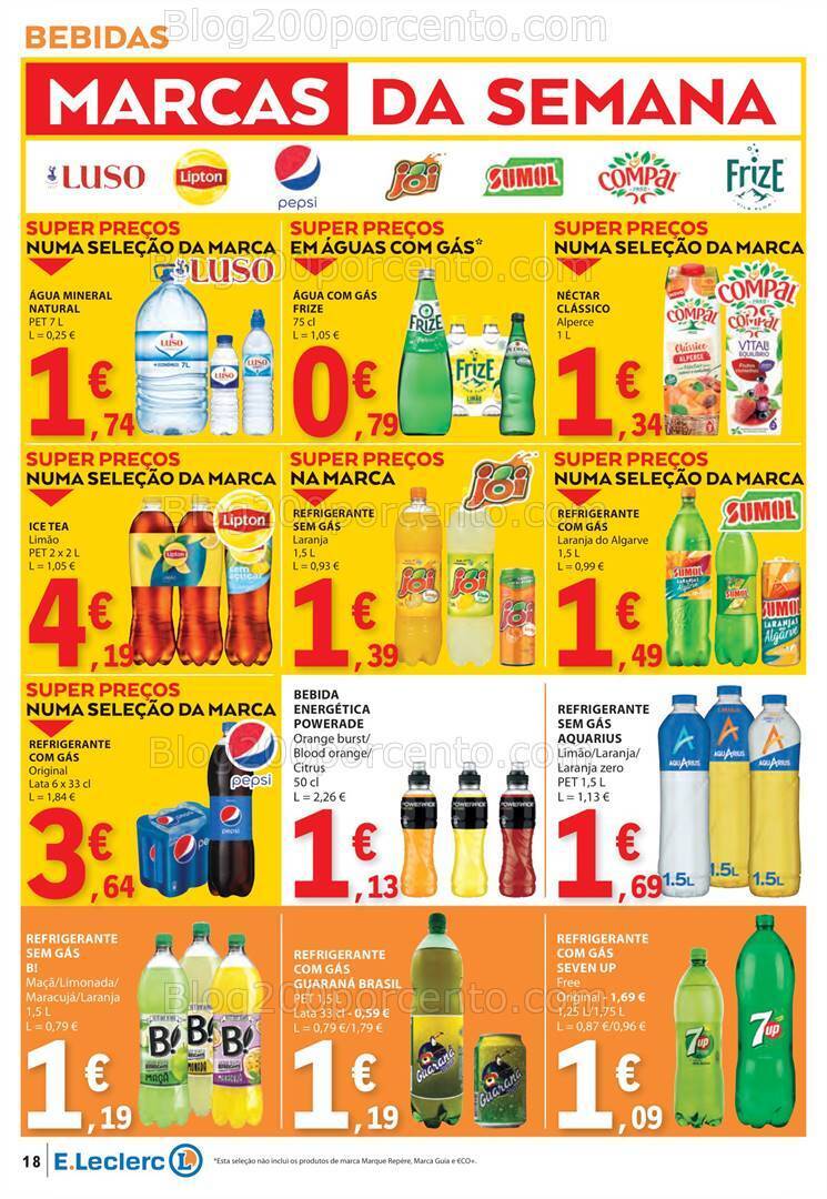 Antevisão Folheto E-LECLERC Promoções de 25 abril a 1 maio