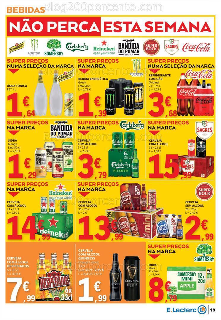 Antevisão Folheto E-LECLERC Promoções de 25 abril a 1 maio