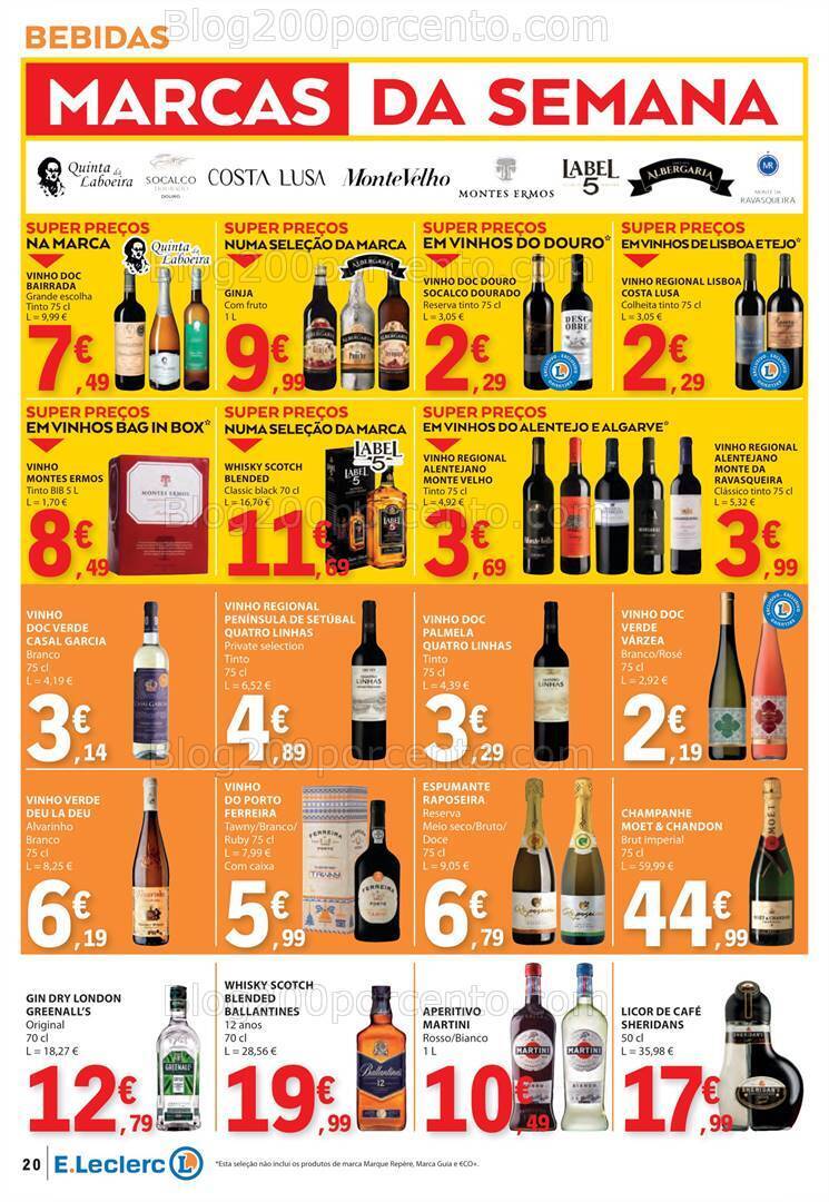 Antevisão Folheto E-LECLERC Promoções de 25 abril a 1 maio