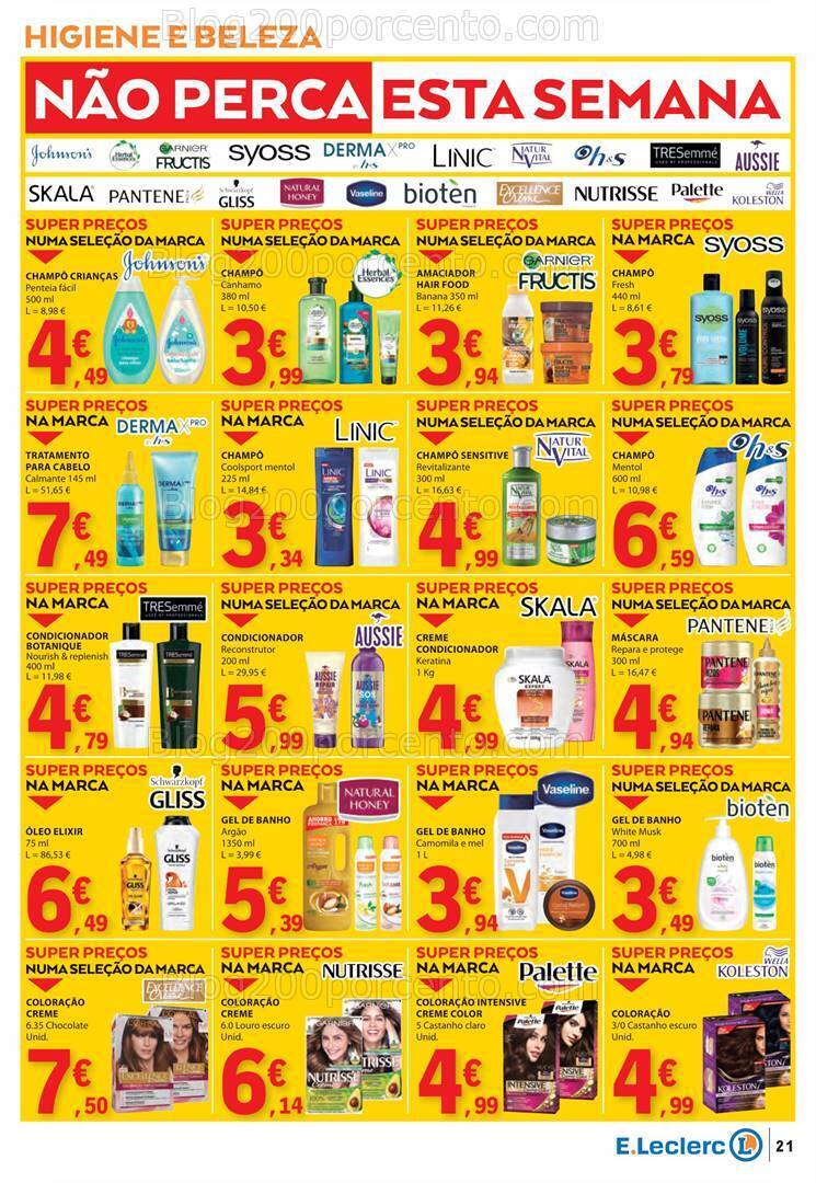 Antevisão Folheto E-LECLERC Promoções de 25 abril a 1 maio