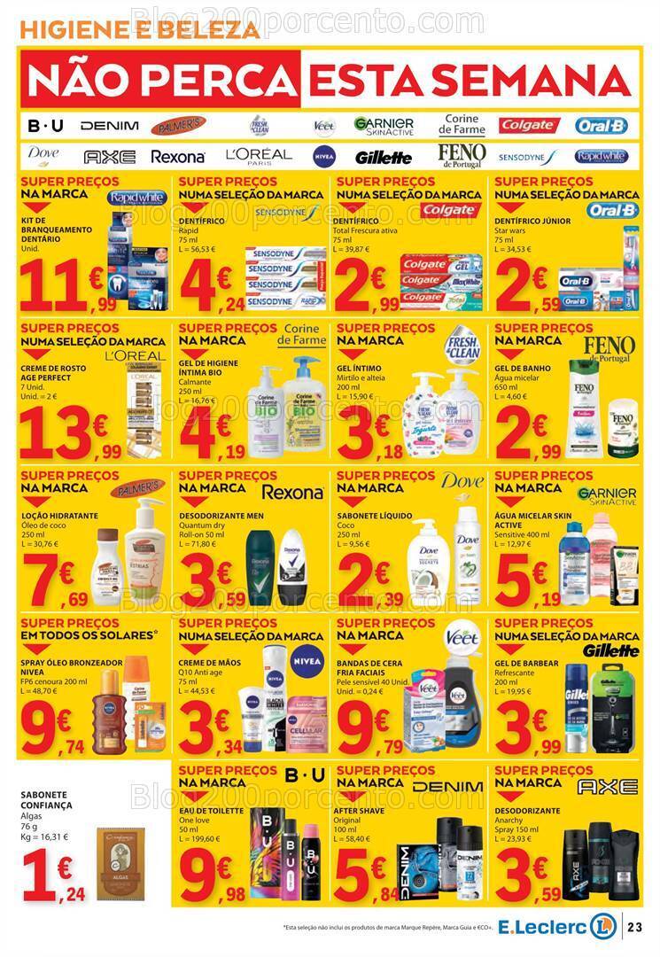 Antevisão Folheto E-LECLERC Promoções de 25 abril a 1 maio