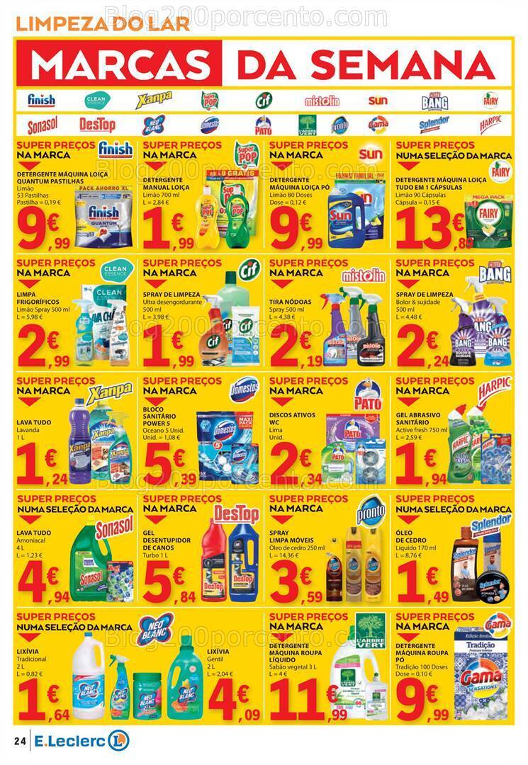 Antevisão Folheto E-LECLERC Promoções de 25 abril a 1 maio