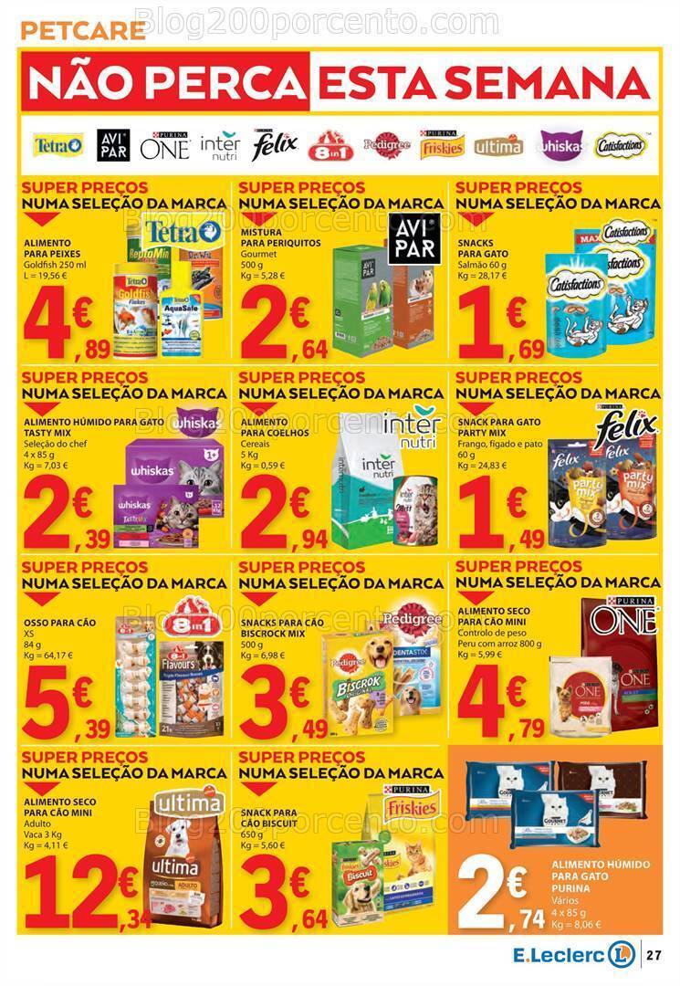 Antevisão Folheto E-LECLERC Promoções de 25 abril a 1 maio