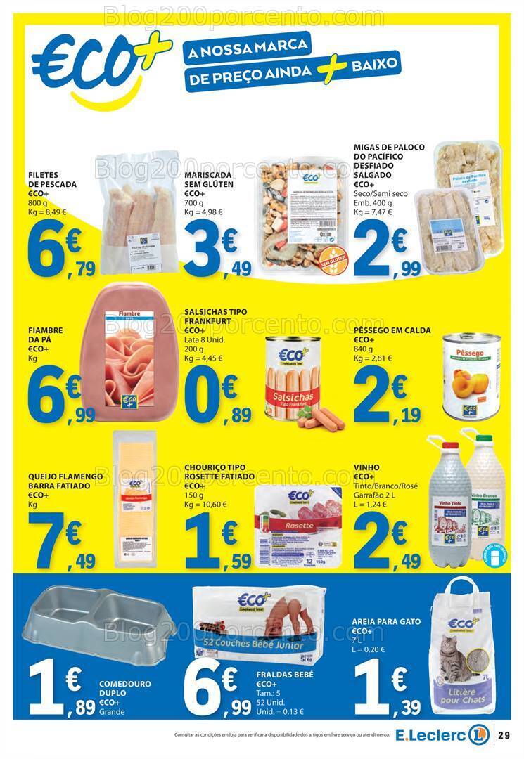 Antevisão Folheto E-LECLERC Promoções de 25 abril a 1 maio