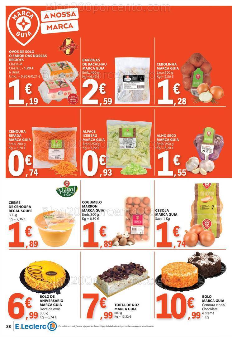 Antevisão Folheto E-LECLERC Promoções de 25 abril a 1 maio