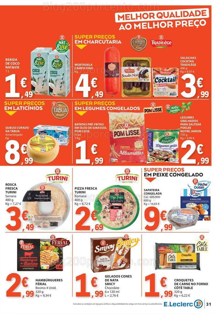 Antevisão Folheto E-LECLERC Promoções de 25 abril a 1 maio