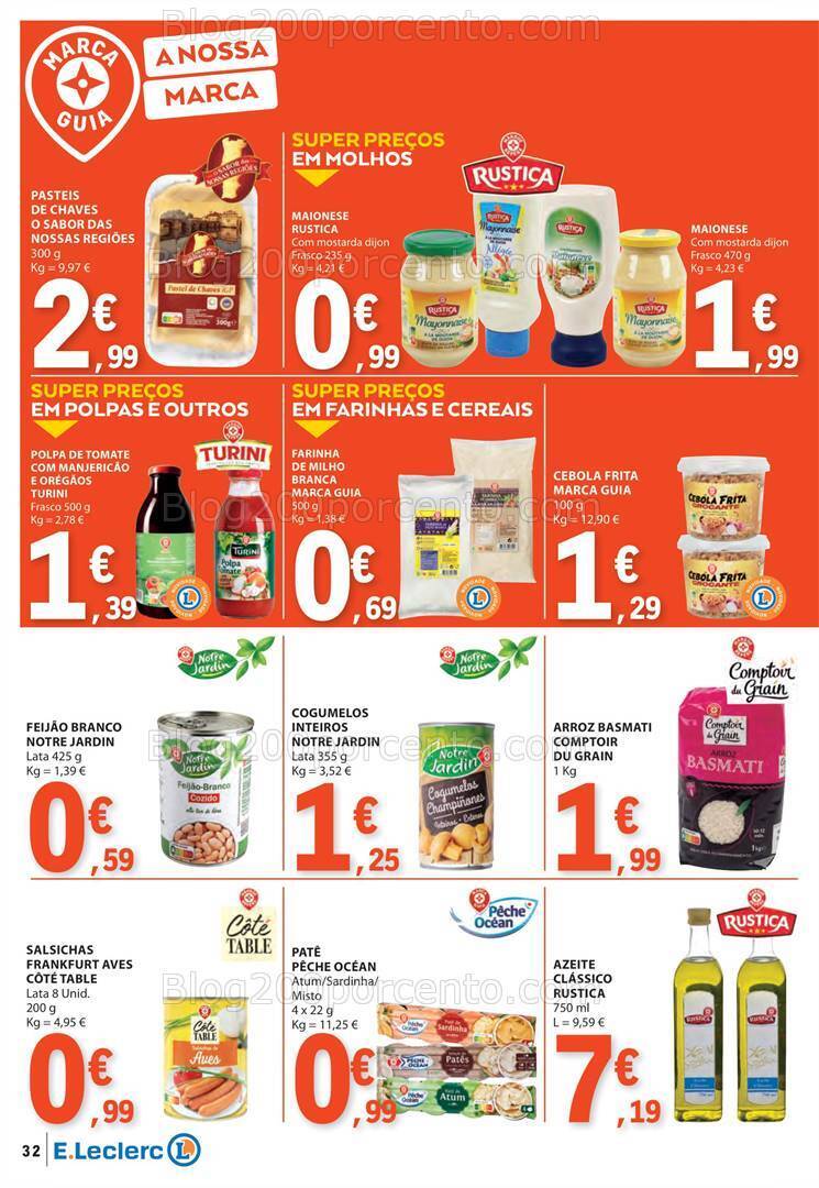 Antevisão Folheto E-LECLERC Promoções de 25 abril a 1 maio