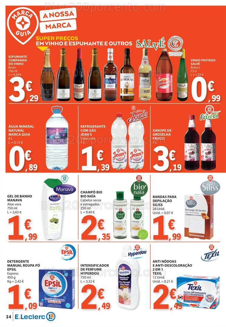 Antevisão Folheto E-LECLERC Promoções de 25 abril a 1 maio