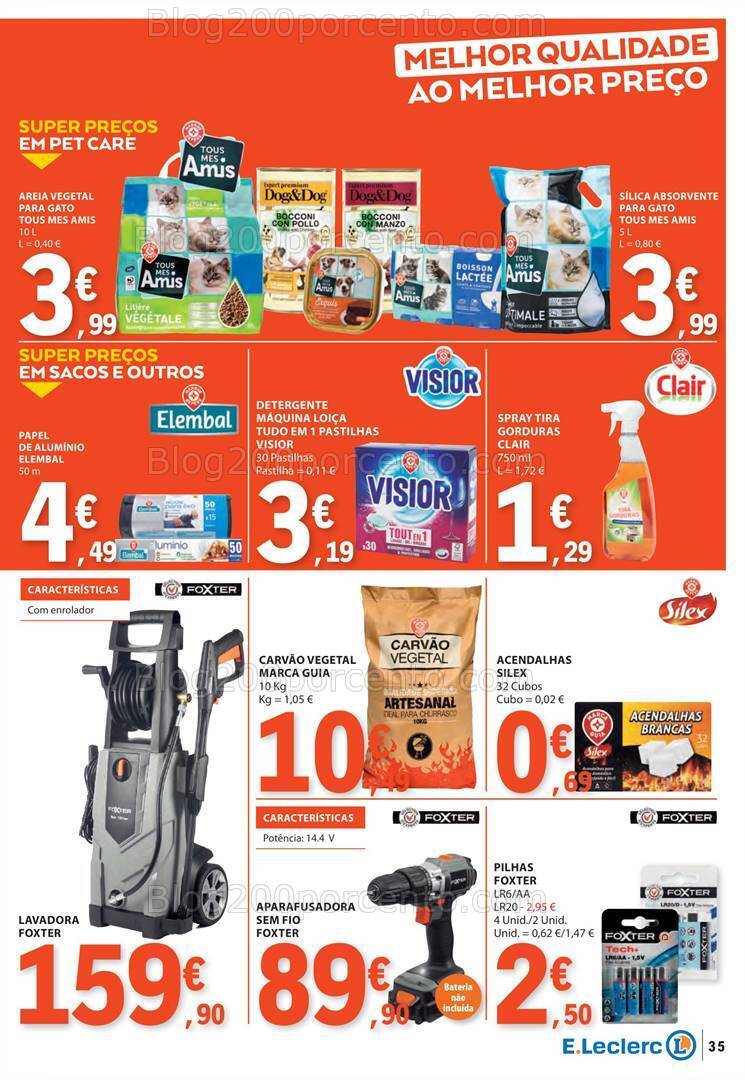 Antevisão Folheto E-LECLERC Promoções de 25 abril a 1 maio