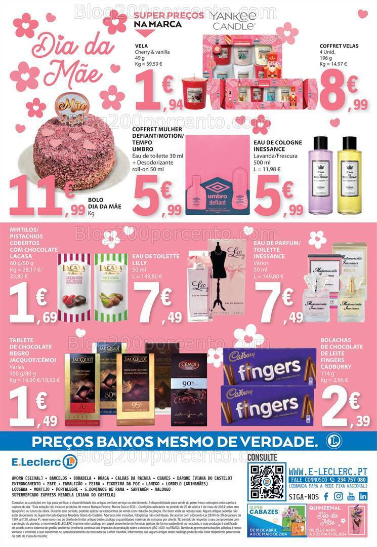 Antevisão Folheto E-LECLERC Promoções de 25 abril a 1 maio
