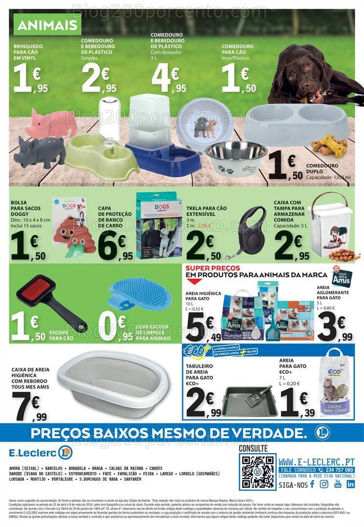 Antevisão Folheto E-LECLERC Bazar + Dia da Mãe Promoções de 25 abril a 8 maio