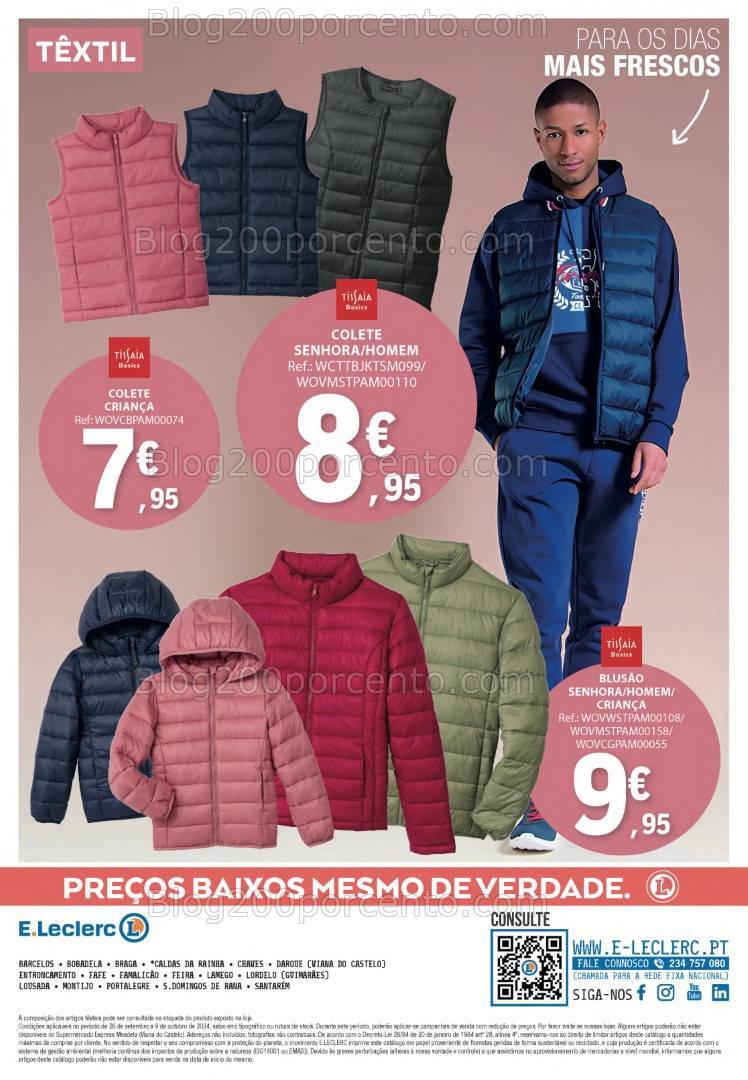 Antevisão Folheto E-LECLERC Bazar Promoções de 26 setembro a 9 outubro