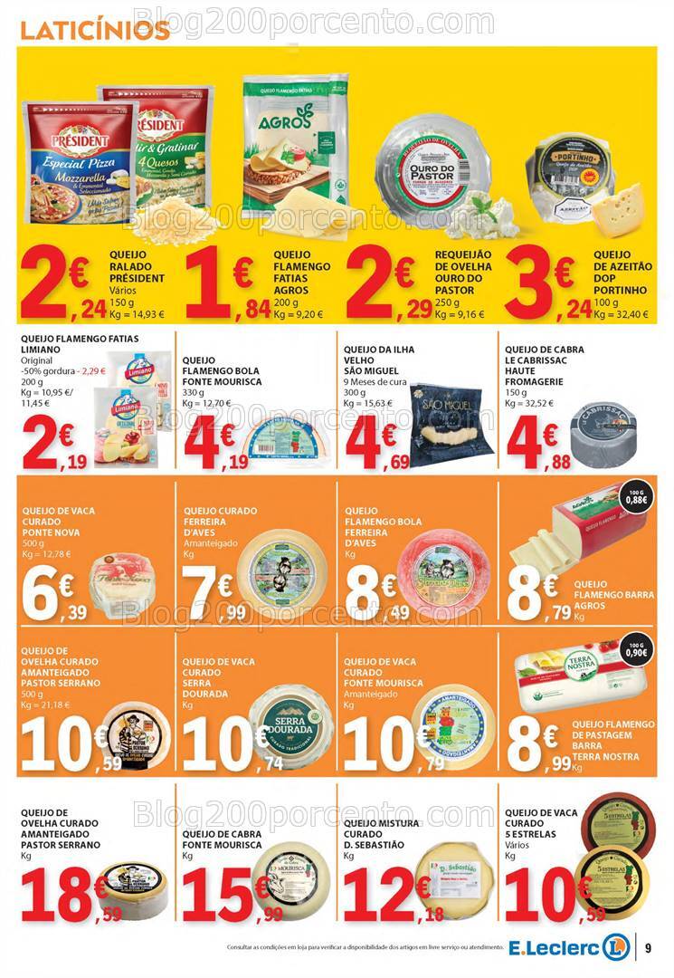 Antevisão Folheto E-LECLERC Promoções de 26 setembro a 2 outubro
