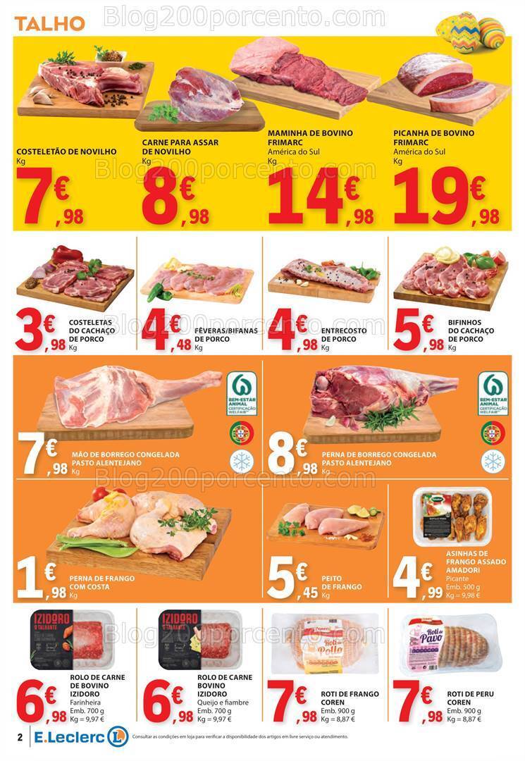 Antevisão Folheto E-LECLERC Promoções de 28 março a 1 abril