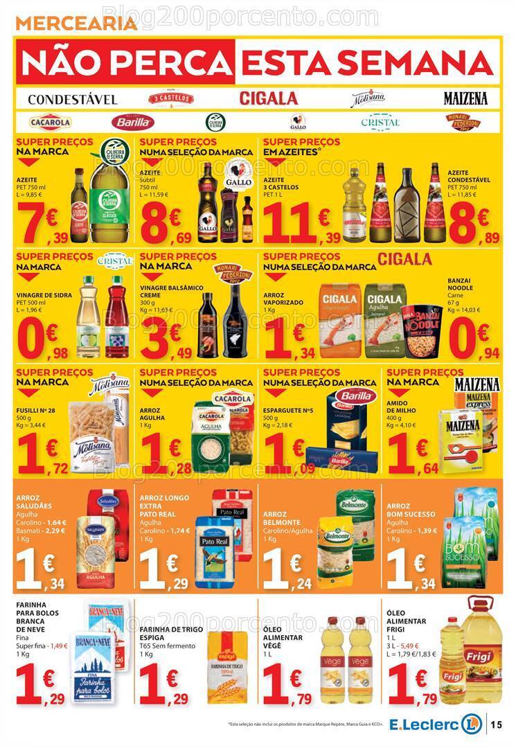 Antevisão Folheto E-LECLERC Promoções de 28 março a 1 abril