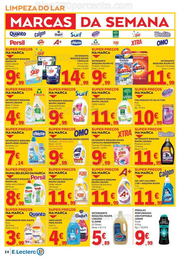 Antevisão Folheto E-LECLERC Promoções de 28 março a 1 abril