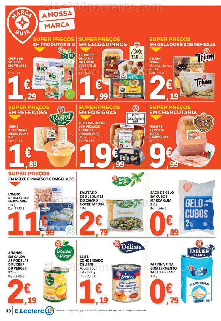 Antevisão Folheto E-LECLERC Promoções de 28 março a 1 abril